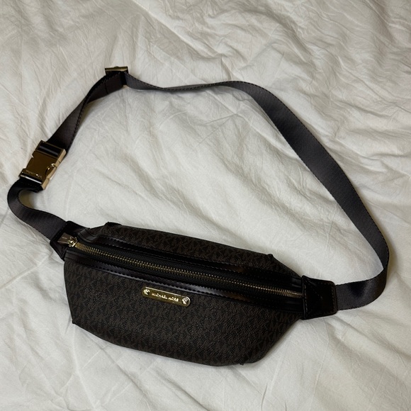 Michael Kors Dark Brown Belt Bag - Picture 2 of 3